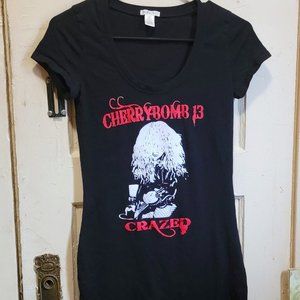 Baby Doll Band Tee.. New Crazed  Personalized Cherrybomb 13 ...Bass Player